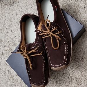 NWOT XIU XIAN Women Snail Casual Lace-up Genuine Leather Flat Sneaker Shoes